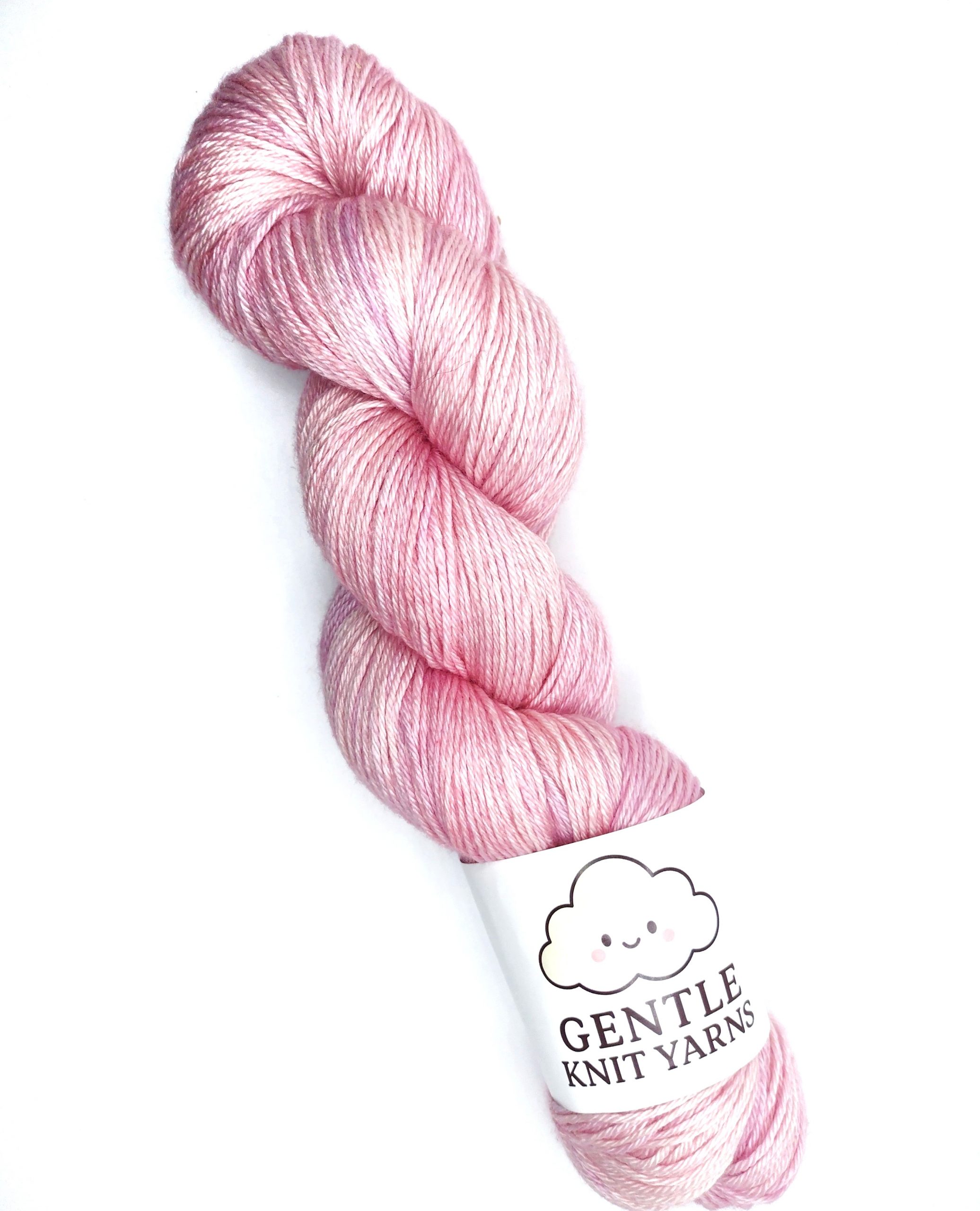 Soft pink with hints of lilac 100g skein