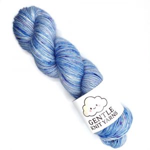 hand dyed blue 100g