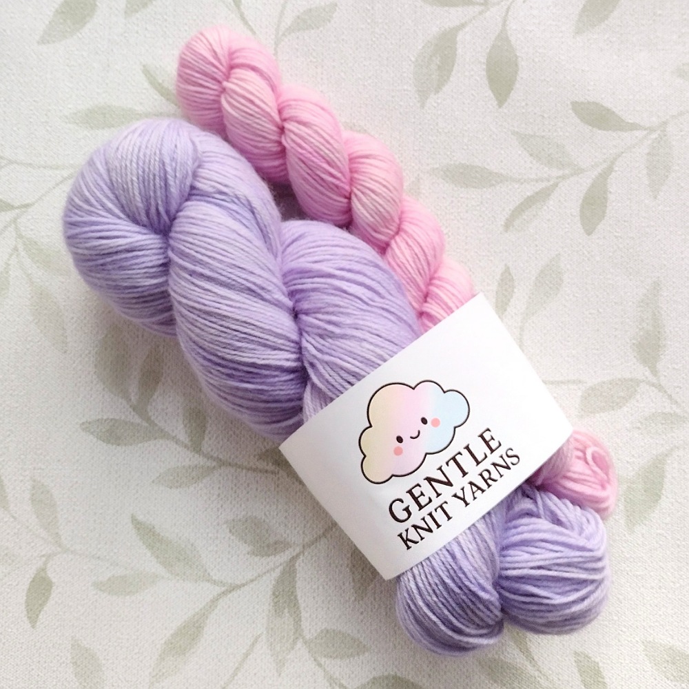 hand dyed yarn pastel sock set