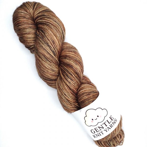 Tonal brown 4 Ply 100g skein of yarn
