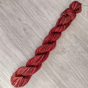 brown red orange tones 25g skein 4 ply called Autumn Leaves